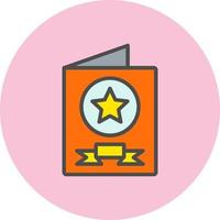 icono de vector de tarjeta de felicitación