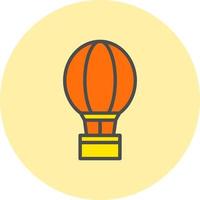 Hot Air Balloon Vector Icon