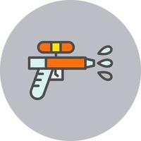 icono de vector de pistola de agua