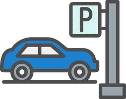 Car Parking Vector Icon