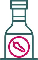 Sauce Bottle Vector Icon