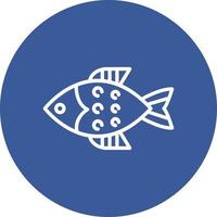 icono de vector de pescado