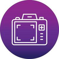 Dslr Camera Display Vector Icon