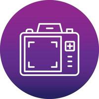 Dslr Camera Display Vector Icon