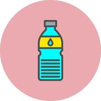 icono de vector de botella de agua