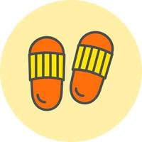 Slippers Vector Icon