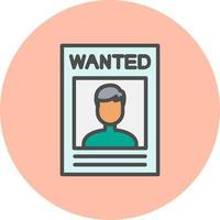 Wanted Vector Icon