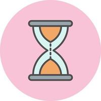 icono de vector de reloj de arena