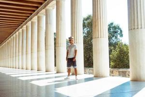 guy in the Museum of ancient Greece photo
