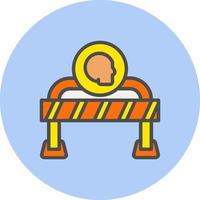 Restricted Area Vector Icon