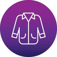 icono de vector de chaqueta