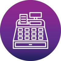 Cash Register Vector Icon