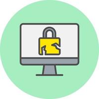 Security Breach Vector Icon