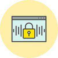 Voice Lock Vector Icon