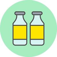 Milk Bottle Vector Icon