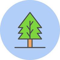 icono de vector de árbol