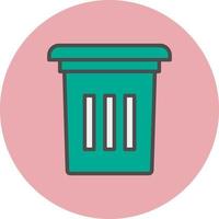 Trash Can Vector Icon