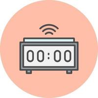 Digital Clock Vector Icon
