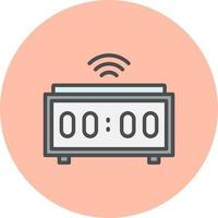 Digital Clock Vector Icon