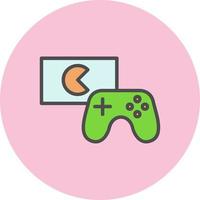 icono de vector de consola de juegos