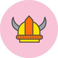 Viking Helmet Vector Icon