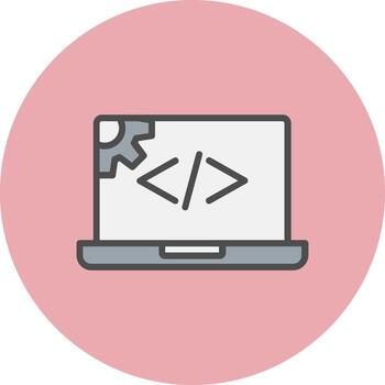 icono de vector de desarrollo web