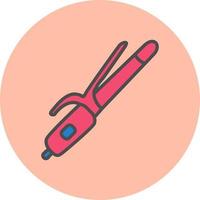 Curling Iron Vector Icon