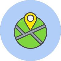 Street Map Vector Icon