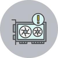 Gpu Error Vector Icon