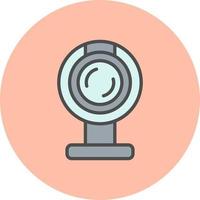 Round Webcam Vector Icon