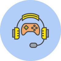 Gaming Headphone Vector Icon