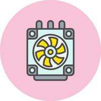 Heatsink Vector Icon