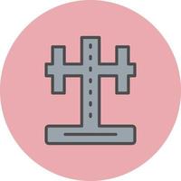 LCD Stand Vector Icon