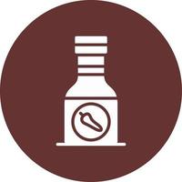 Sauce Bottle Vector Icon