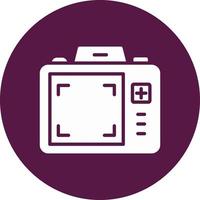 Dslr Camera Display Vector Icon