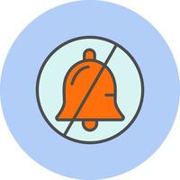 sin icono de vector de alarma