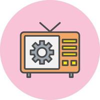 TV Repair Vector Icon