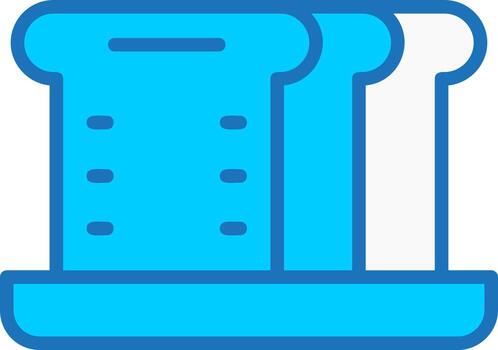 Flat Bread Vector Icon