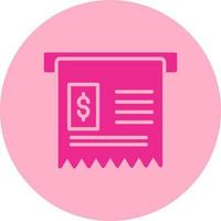 Receipt Vector Icon