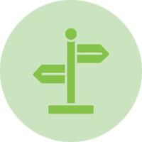 Directional Sign Vector Icon
