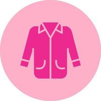 icono de vector de chaqueta