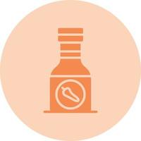 Sauce Bottle Vector Icon