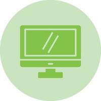 Monitor Display Vector Icon
