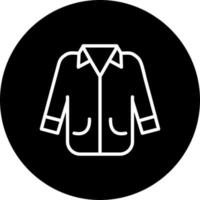 icono de vector de chaqueta