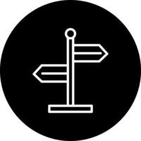 Directional Sign Vector Icon