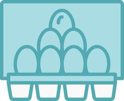 Egg Carton Vector Icon