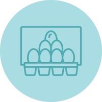 Egg Carton Vector Icon