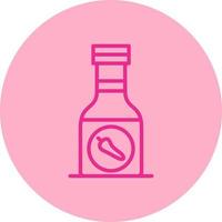 Sauce Bottle Vector Icon