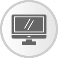 icono de vector de pantalla de monitor