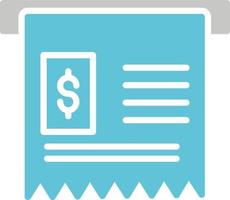 Receipt Vector Icon